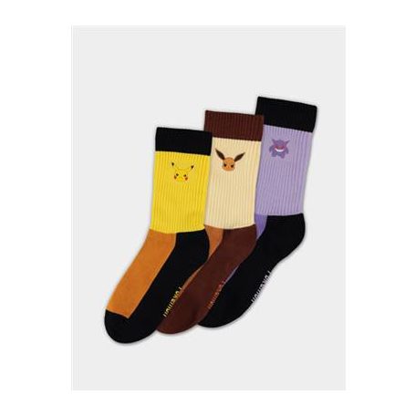 Pokémon - Crew Socks (3 Pack) - 39/42-CR883055POK-39/42