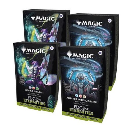 MTG - Edge of Eternities Commander Deck Display (4 Decks) - IT-D44501030