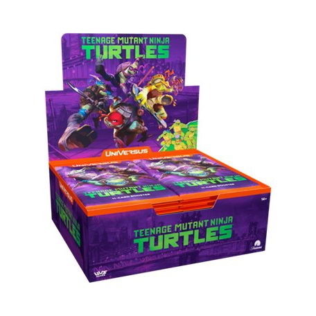 UniVersus CCG: Teenage Mutant Ninja Turtles Booster Display (24 packs) - EN-UVSTMNT01-BD