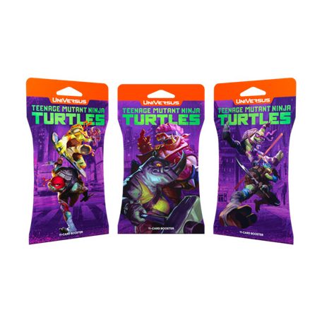 UniVersus CCG: Teenage Mutant Ninja Turtles Hanging Booster Display (48 Packs) - EN-UVSTMNT01-HBD