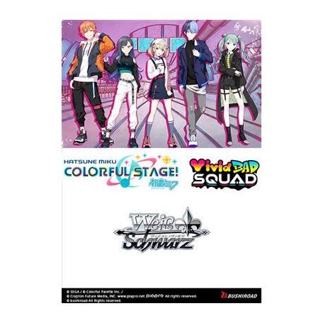 Weiß Schwarz - Hatsune Miku: Colorful Stage! Vivid Bad Squad Trial Deck＋ Display (6 Decks) - EN-120782