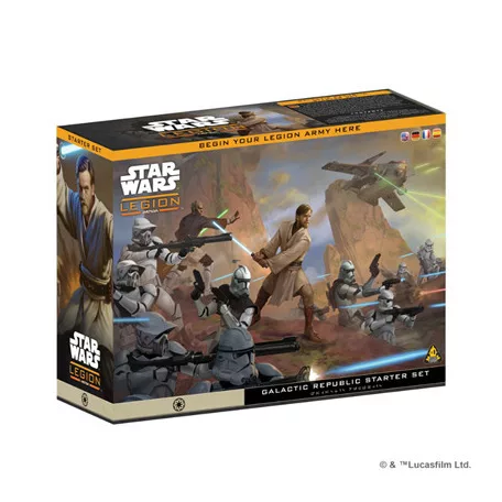Star Wars: Legion - Galactic Republic Starter Set - EN/DE/SP/FR-SWQ19