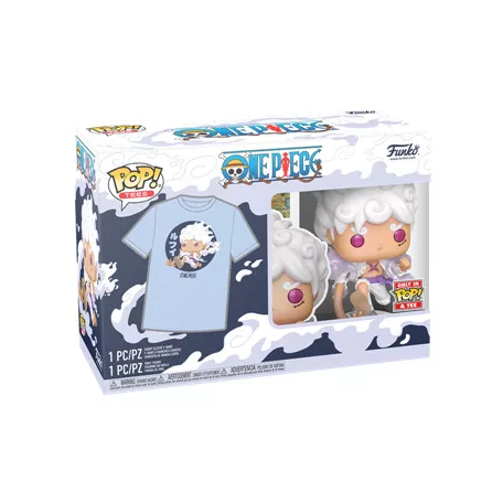 Funko POP! &TEE: OP - Luffy (Gear Five)-FK84280