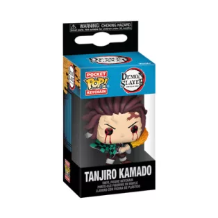 Funko POP! Keychain: DS - Tanjiro (Sun Breathing)-FK85334