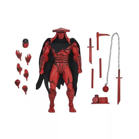 TMNT (Mirage Comics) - 7" Scale Action Figure - Red and Black Foot Assassin-NE54498-01
