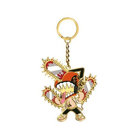 Chainsaw Man - Enamel Metal Keychain - Chainsaw Man Chibi Design - 6cm-SAK40485