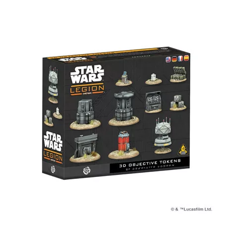 Star Wars: Legion - 3D Objective Tokens - EN/DE/SP/FR-SWQ102