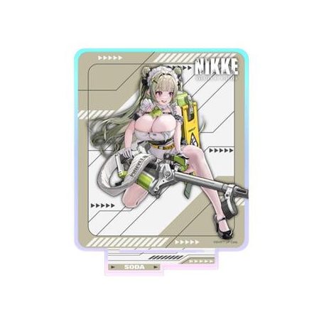 Goddess of Victory: NIKKE - Holographic Acrylic Standee - Soda - Crouching Series - 14cm-SAK02389