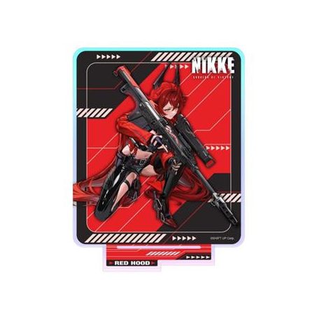 Goddess of Victory: NIKKE - Holographic Acrylic Standee - Red Hood - Crouching Series - 14cm-SAK02365