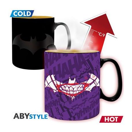 DC COMICS  - Mug HeatChange -460ml- "Batman Matte" -cardboard-ABYMUGA562