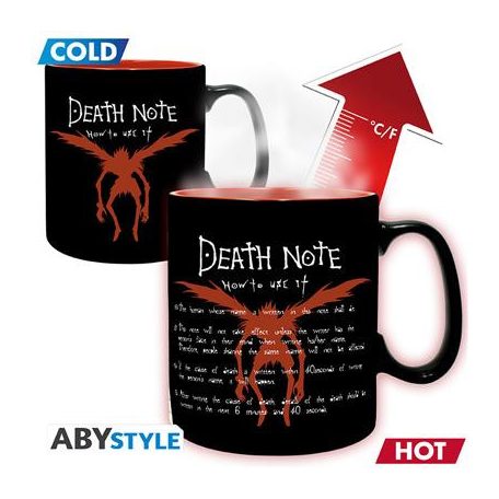 DEATH NOTE - Mug Heat Change - 460ml - L & Light - cardboard-ABYMUGA585