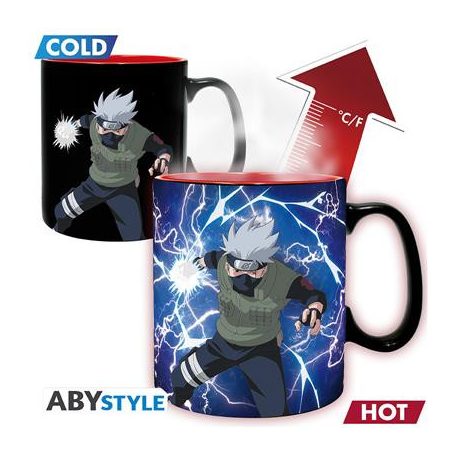 NARUTO SHIPPUDEN - Mug HeatChange -460ml- Kakashi/Itachi -cardboard-ABYMUGA502