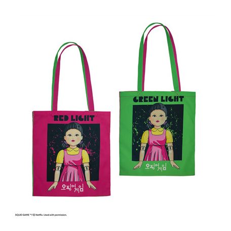 Tote Bag red, green - Squid Game-CR2344