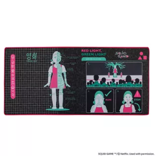 Desk Mat Young-Hee Blue Print - Squid Game-CR2542