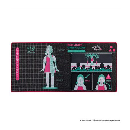 Desk Mat Young-Hee Blue Print - Squid Game-CR2542