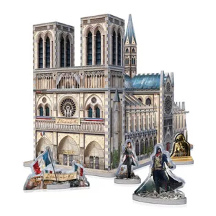 Assassin’s Creed Unity Notre-Dame de Paris - puzzle 3D Wrebbit-W3D2023