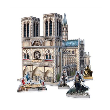 Assassin’s Creed Unity Notre-Dame de Paris - puzzle 3D Wrebbit-W3D2023