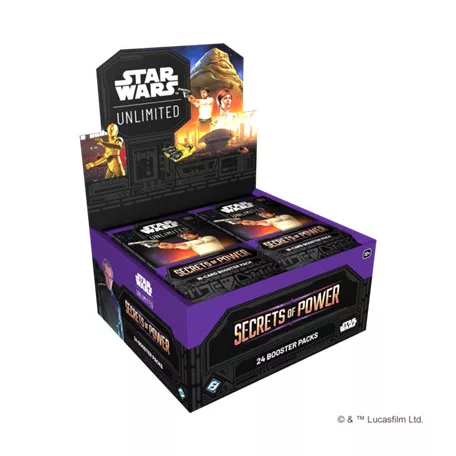 FFG - Star Wars: Unlimited - Secrets of Power Booster Display (24 Booster) - EN-SWH0602en