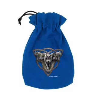Anne Stokes Dice Pouch: Wolf Trio-BAST209