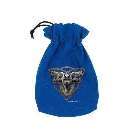 Anne Stokes Dice Pouch: Wolf Trio-BAST209