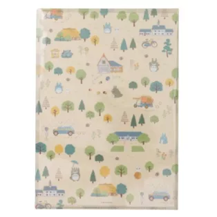 A4 Size Clear Folder Totoro Forest deep colour - My Neighbor Totoro-MOVIC-23957