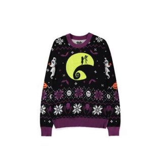 Nightmare before Christmas - Knitted Christmas Jumper - XL-KW730080NBC-XL