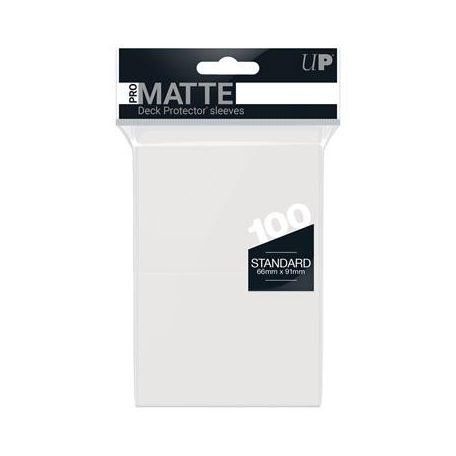UP - Standard Deck Protector - PRO-Matte Clear (100 Sleeves)-84731
