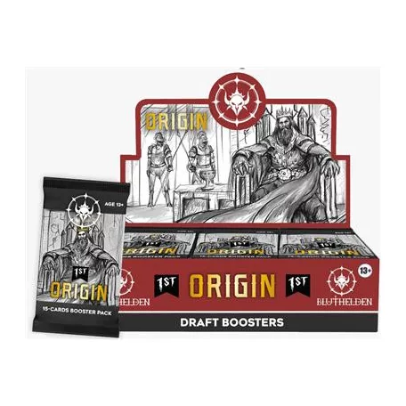 Bluthelden Origin Booster Display (33 Packs) - EN-ORI-001