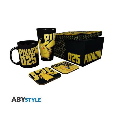 POKEMON - Pck Glass XXL+Mug+2 Coasters"Glow in the dark-GFB0108
