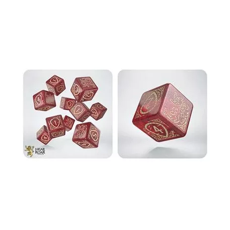 Game of Thrones. Lannister 10xD6 Dice Set.-GOT/00190166/2025/2/B