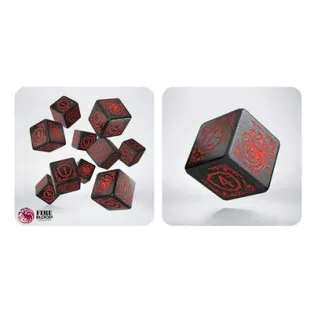 Game of Thrones. Targaryen 10xD6 Dice Set.-GOT/00190166/2025/3/B