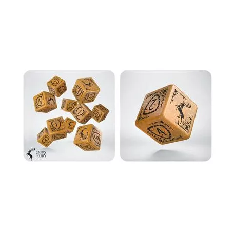 Game of Thrones. Baratheon 10xD6 Dice Set.-GOT/00190166/2025/4/B