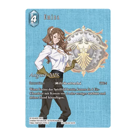 Final Fantasy TCG - August 2025: Emina - PR198 / 22-021R - DE-