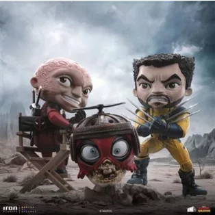 Deadpool and Wolverine set Unmasked Deadpool and Wolverine MiniCo-MARCAS104324-MC