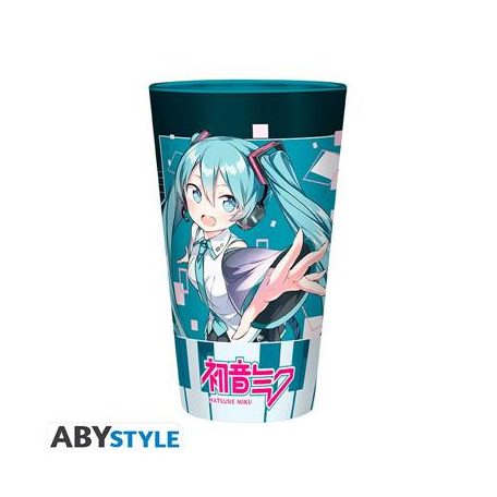HATSUNE MIKU - Large Glass - 400ml - Musical City - box-ABYVER291