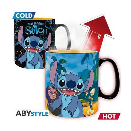 DISNEY - Mug Heat Change - 460 ml - Lilo & Stitch - box-ABYMUG992