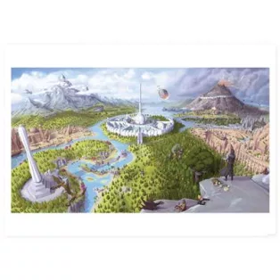 The Elder Scrolls IV: Oblivion Imperial City Art Print-B-ELD15