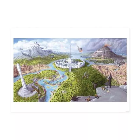 The Elder Scrolls IV: Oblivion Imperial City Art Print-B-ELD15