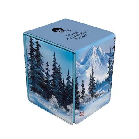UP - Bob Ross - Winter Paradise Alcove Flip Deck Box for Tabletop Gaming-16520