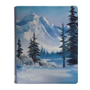 UP - Bob Ross - Winter Paradise 9-Pocket Zippered Pro-Binder for Tabletop Gaming-16521