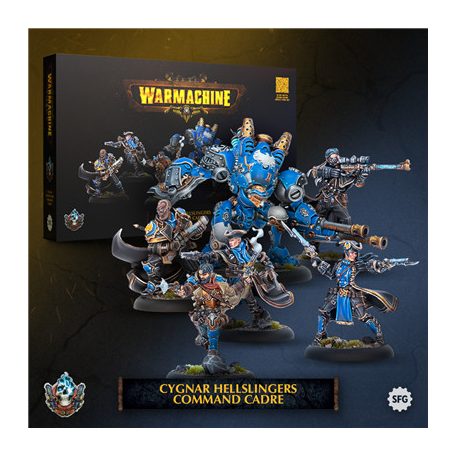 Warmachine: Cygnar Hellslingers Command Cadre - EN-SFIK-CGN220