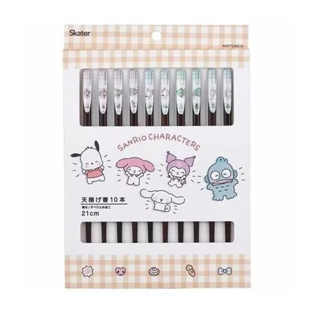 Sanrio - Set of 10 collectible chopsticks-SKATER-SR-69447