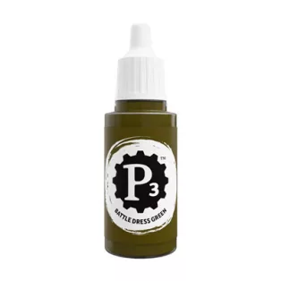 P3 Paints - Battle Dress Green - 18ml-SFP3-N143