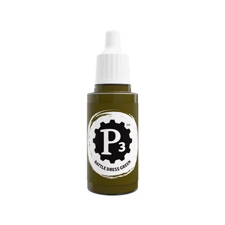 P3 Paints - Battle Dress Green - 18ml-SFP3-N143