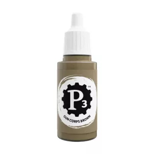 P3 Paints - Gun Corps Brown - 18ml-SFP3-N170