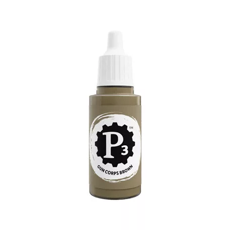 P3 Paints - Gun Corps Brown - 18ml-SFP3-N170