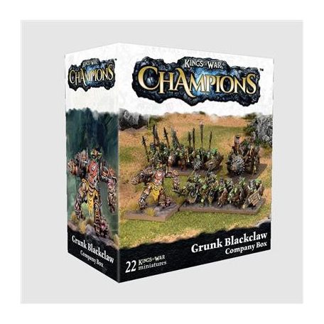 Kings of War Champions Grunk Blackclaw Company Box - DE-MGKWG111-DEU
