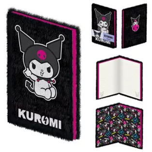 Kuromi (Rock Out) A5 Plush Notebook Casebound-SR2402813