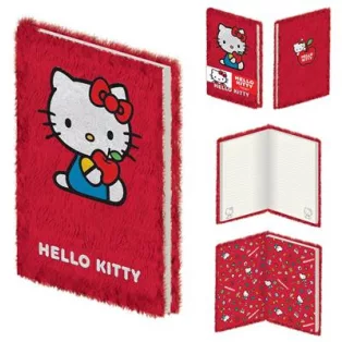 Hello Kitty (Apple) A5 Plush Notebook Casebound-SR2401864