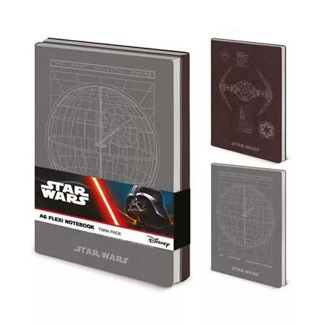 Star Wars (Empire) A6 Flexi Notebook Twin Pack-SR2402525